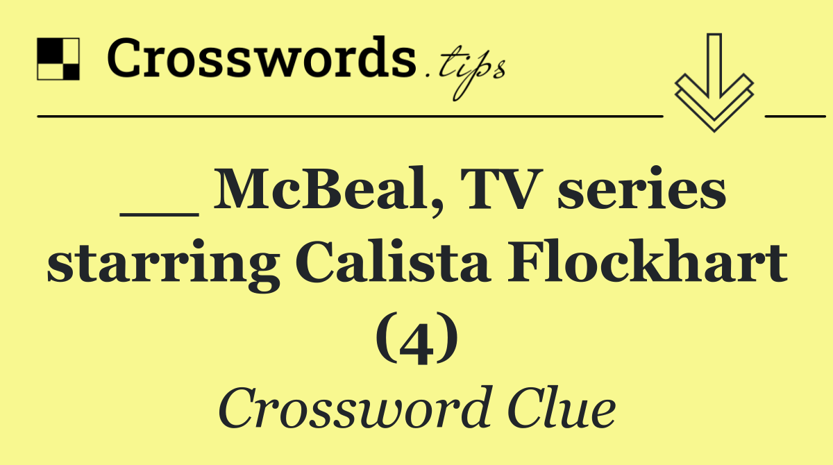 __ McBeal, TV series starring Calista Flockhart (4)