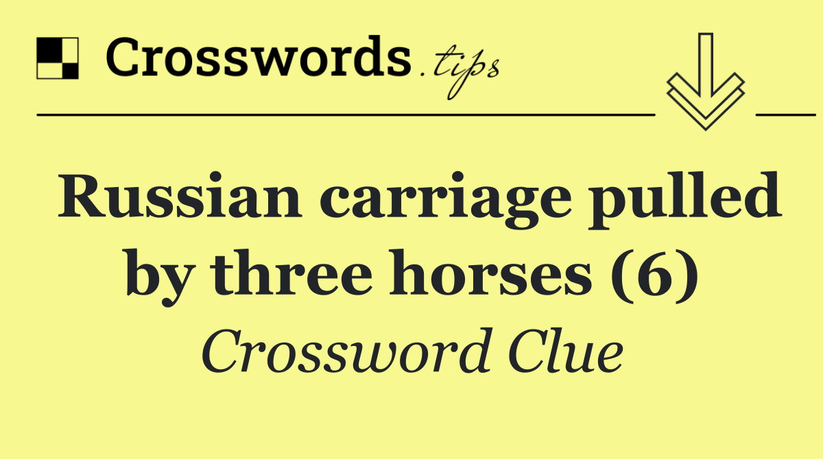 Russian carriage pulled by three horses (6)