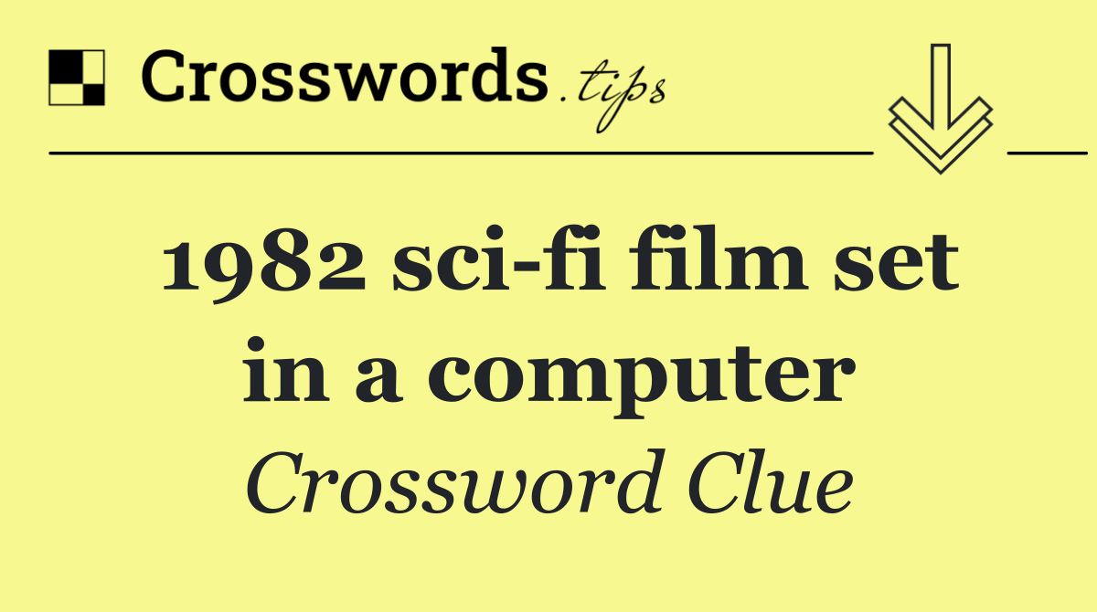 1982 sci fi film set in a computer