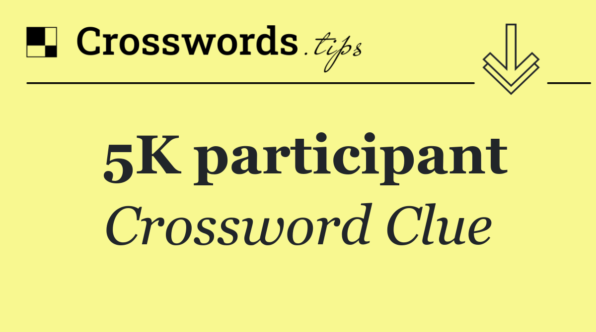 5K participant