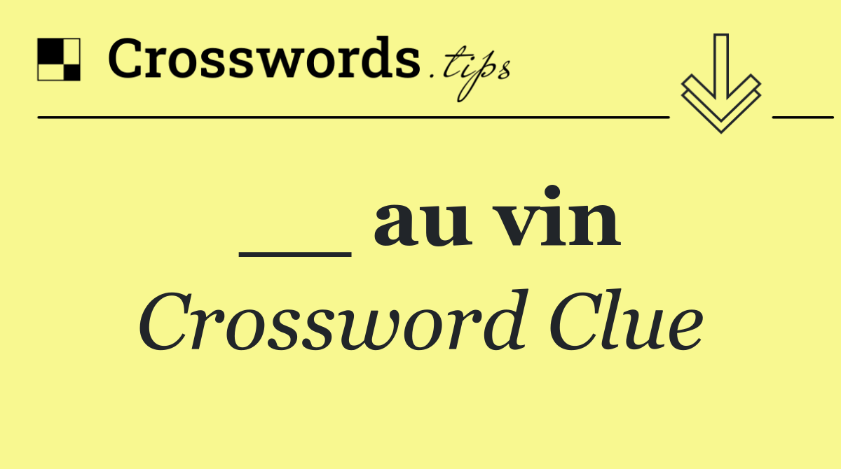 __ au vin