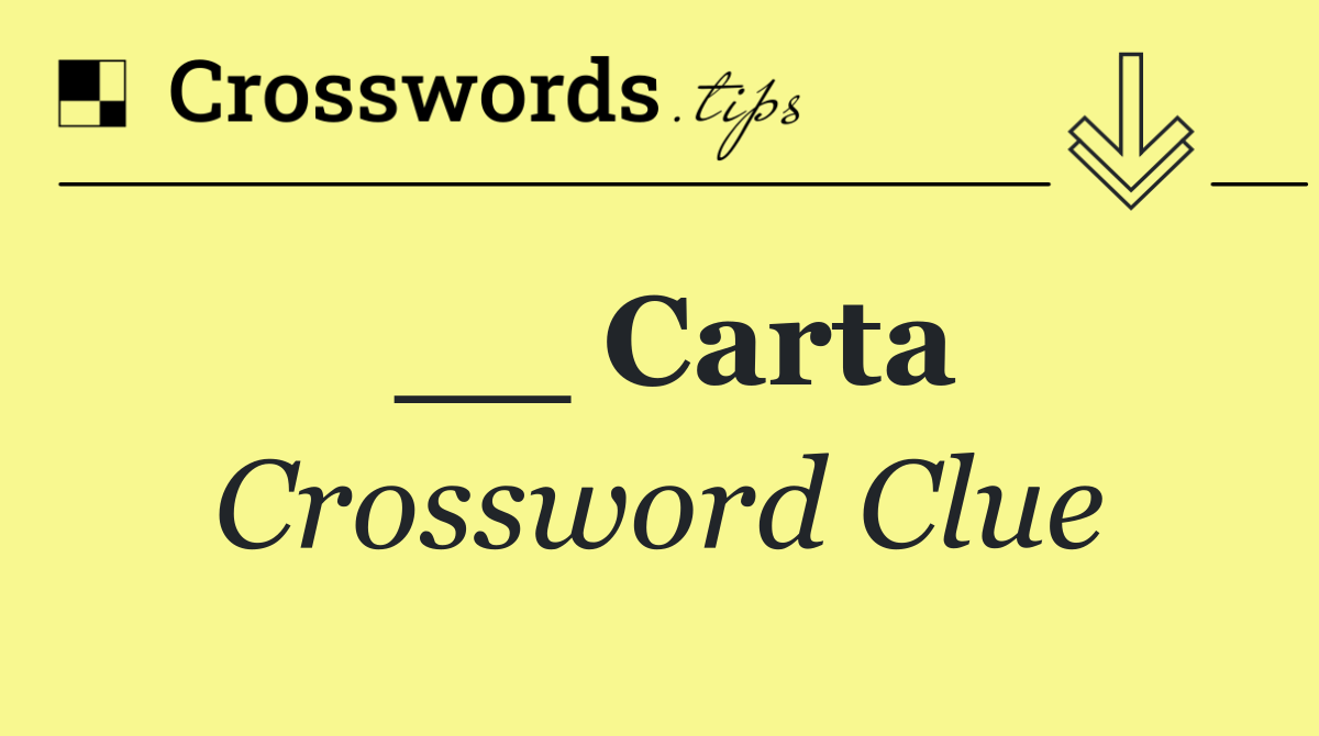 __ Carta