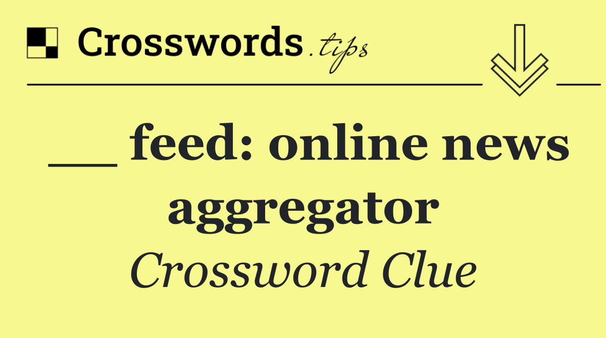 __ feed: online news aggregator