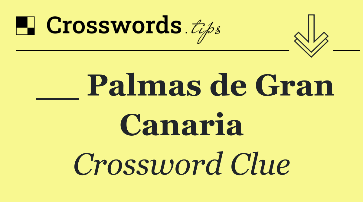 __ Palmas de Gran Canaria