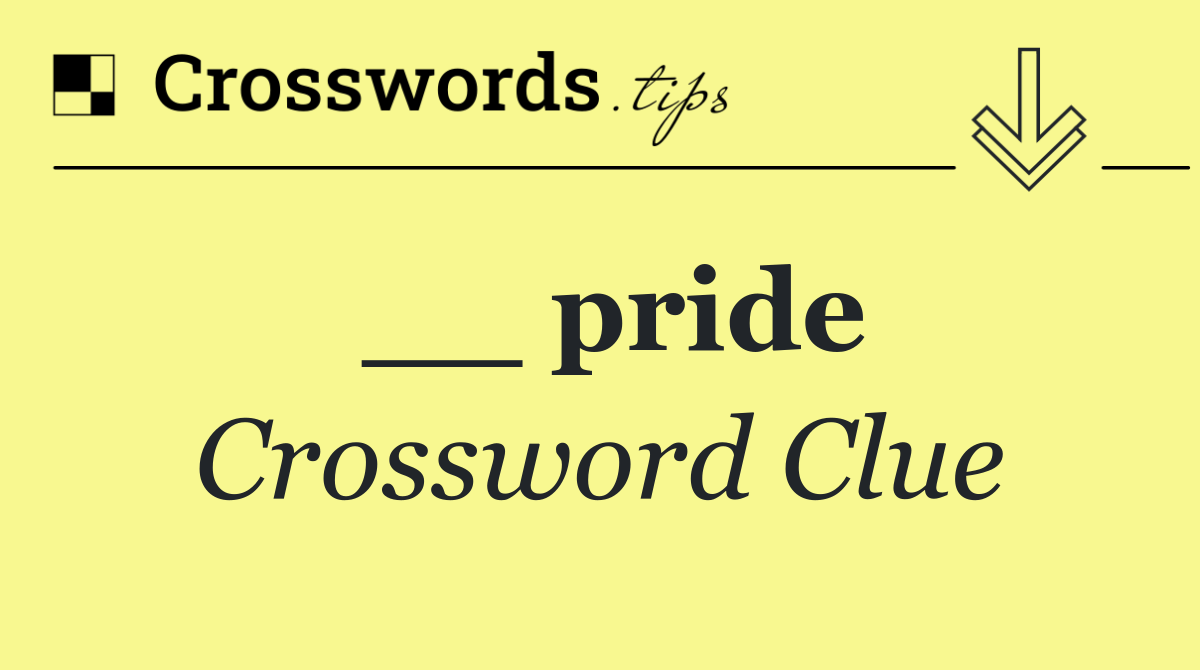 __ pride