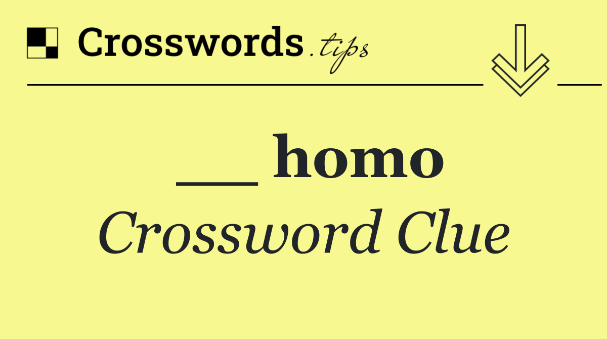 __ homo