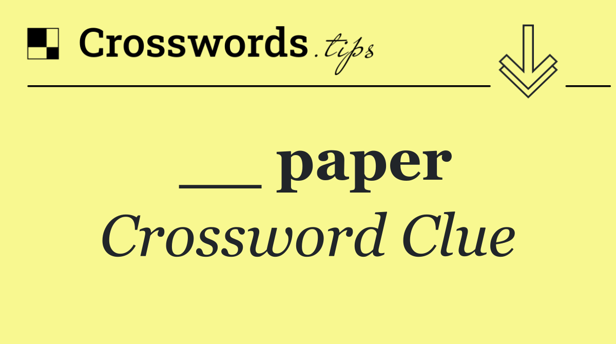 __ paper