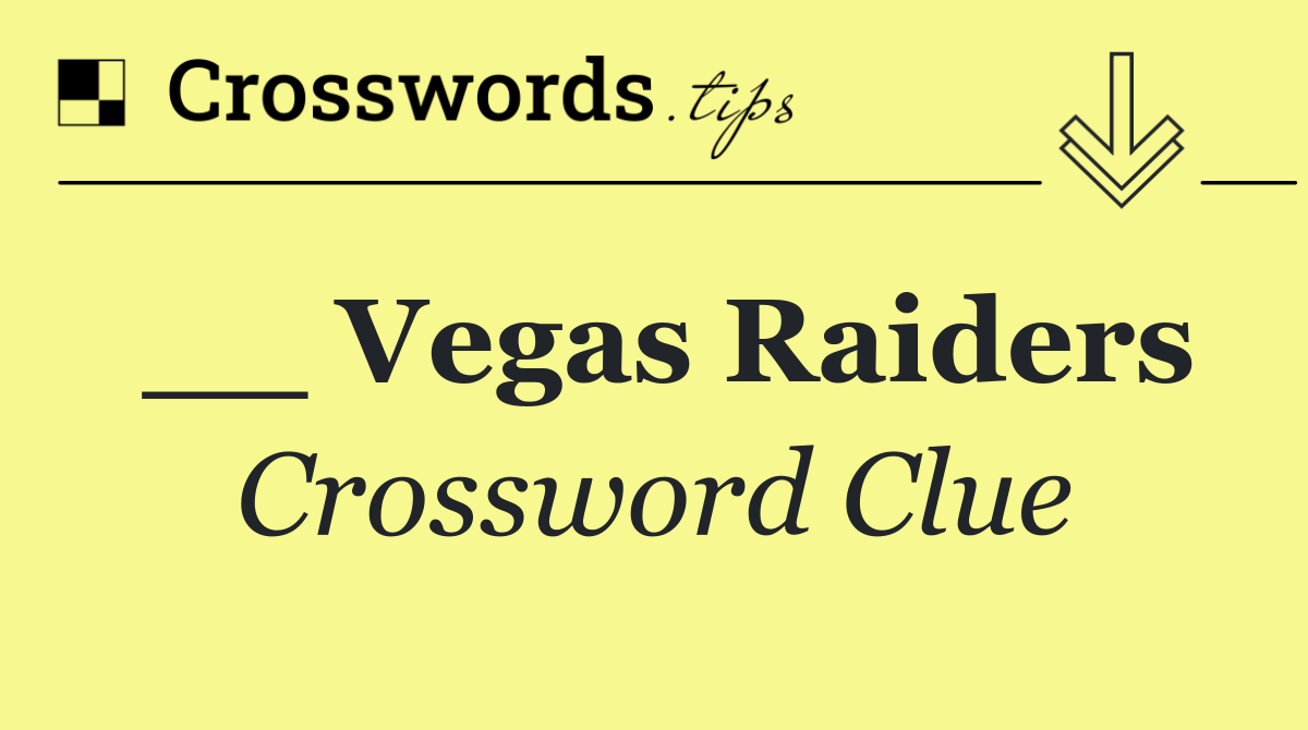 __ Vegas Raiders