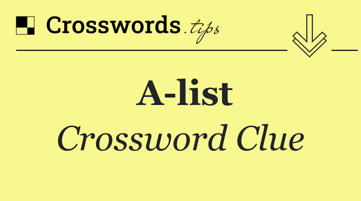 A list