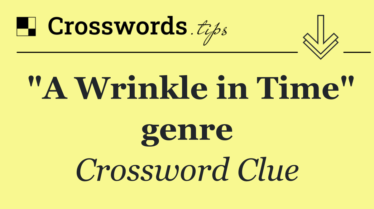 "A Wrinkle in Time" genre