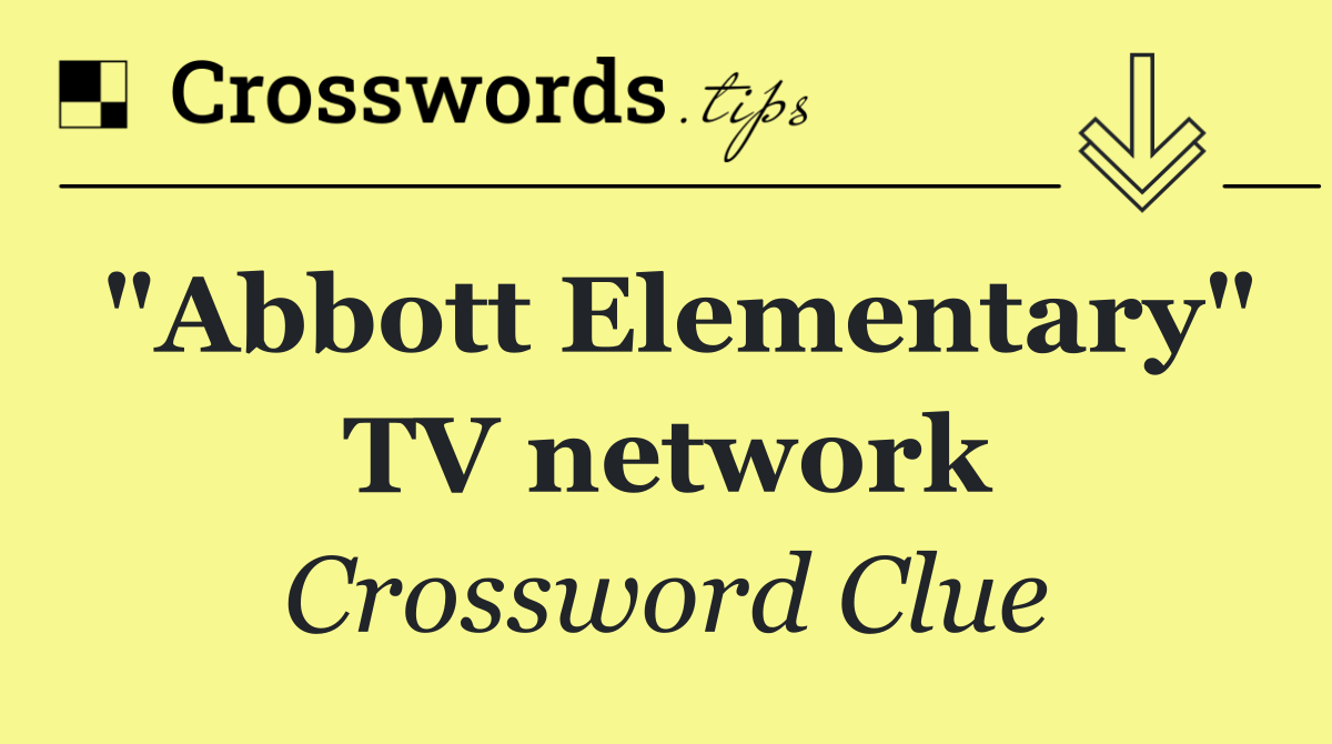 "Abbott Elementary" TV network