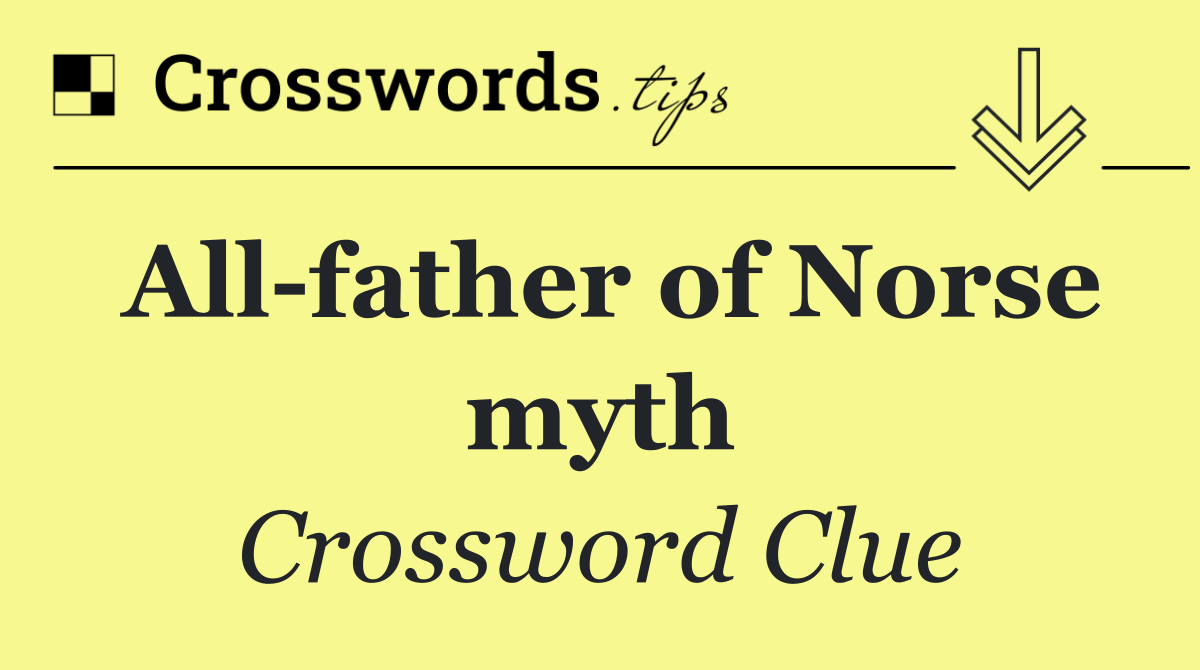 All father of Norse myth