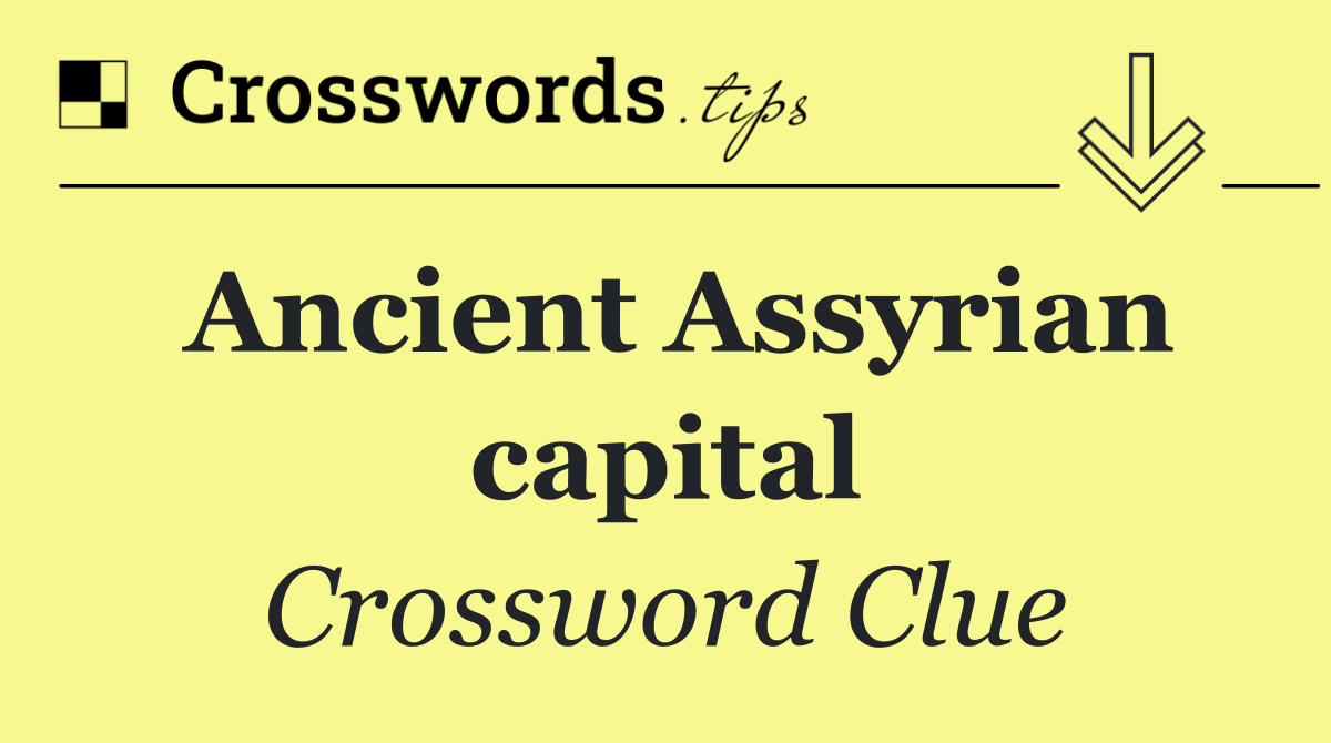 Ancient Assyrian capital
