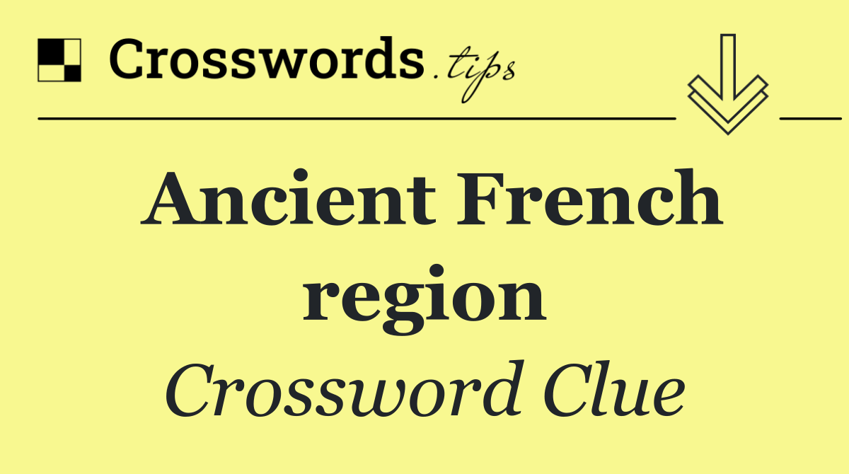 Ancient French region