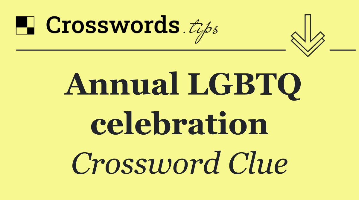Annual LGBTQ celebration
