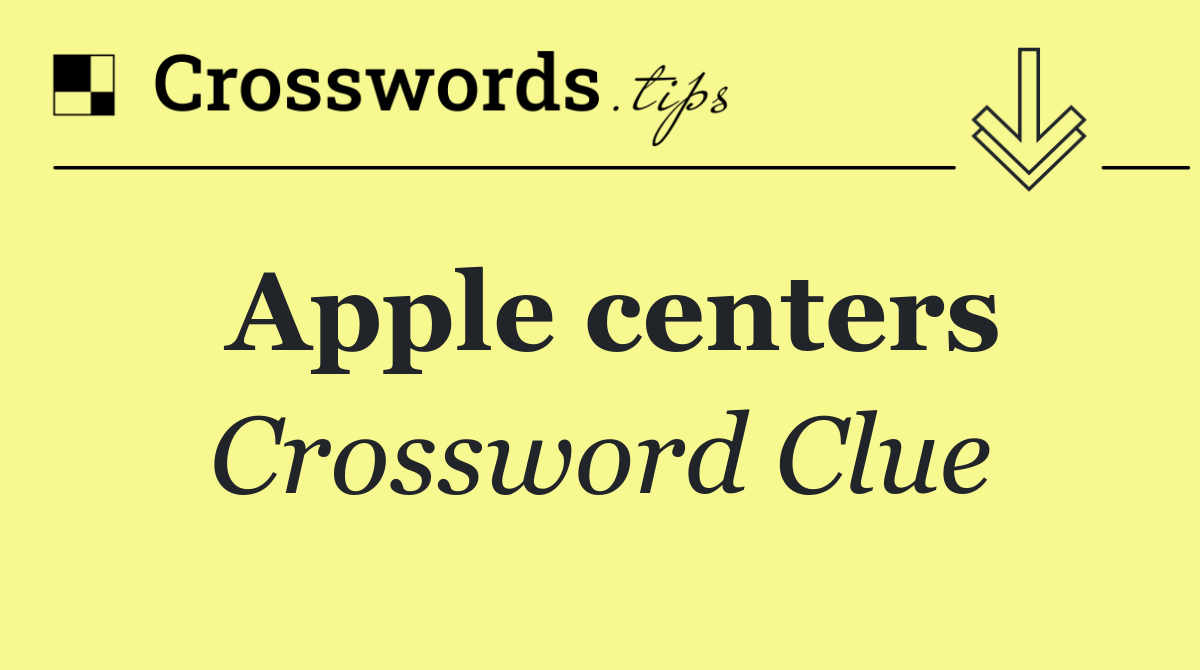 Apple centers