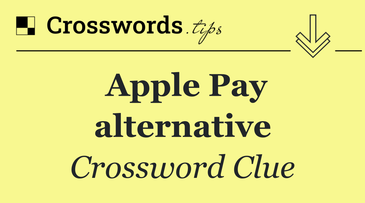 Apple Pay alternative