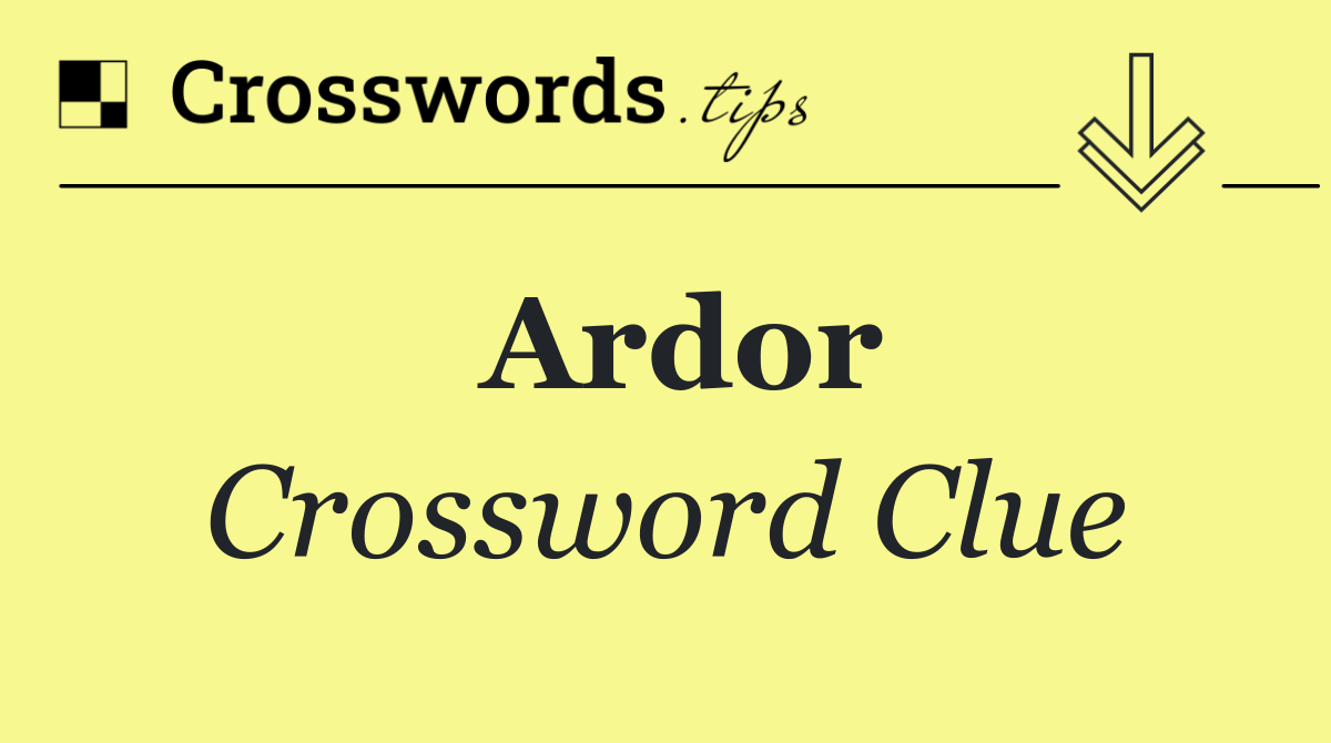 Ardor