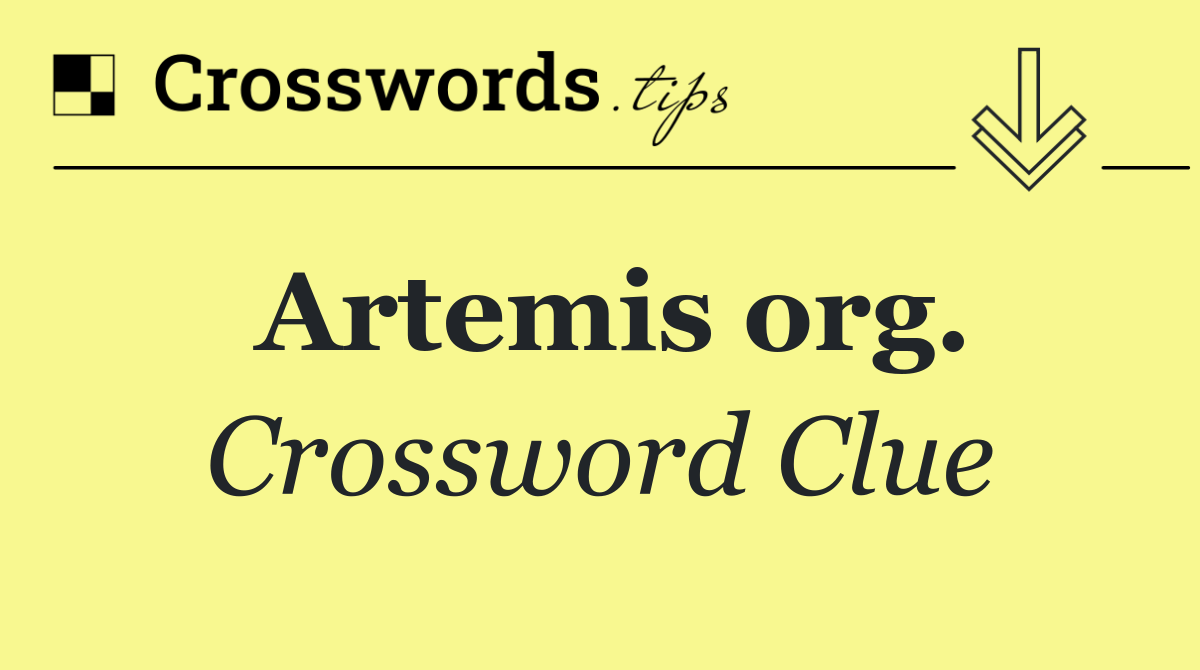 Artemis org.