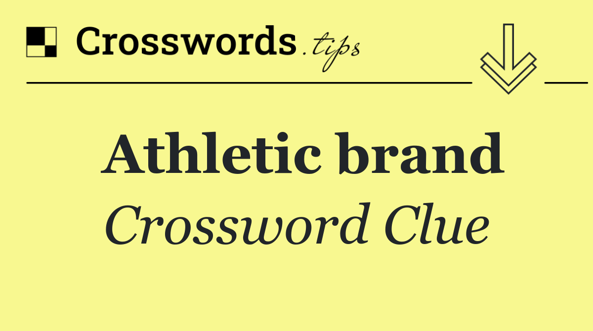 Athletic brand