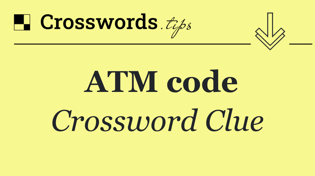 ATM code