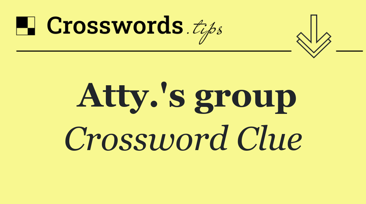 Atty.'s group