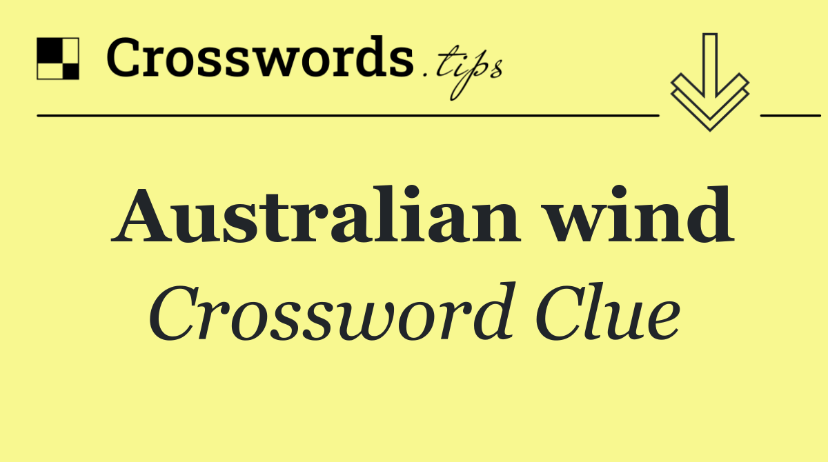 Australian wind