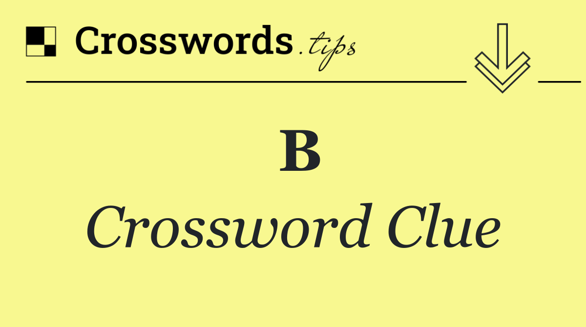 B