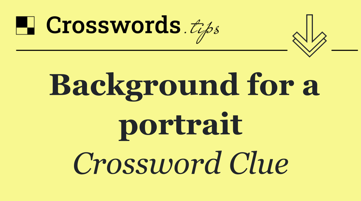 Background for a portrait