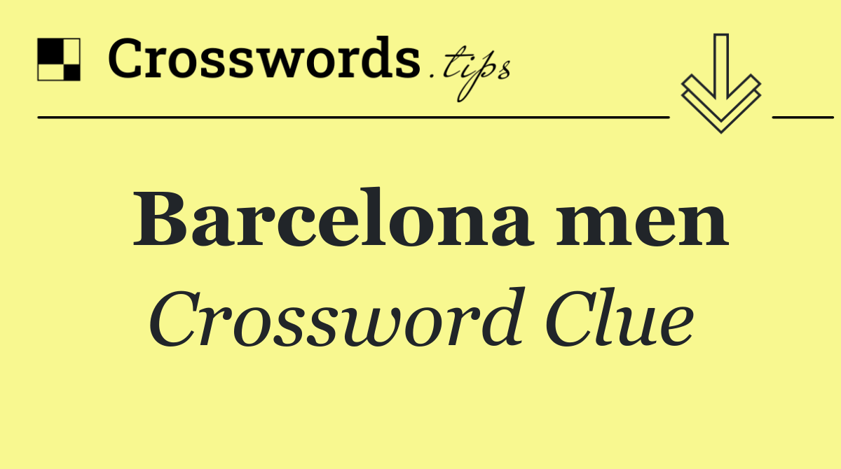 Barcelona men