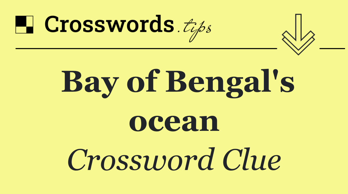 Bay of Bengal's ocean
