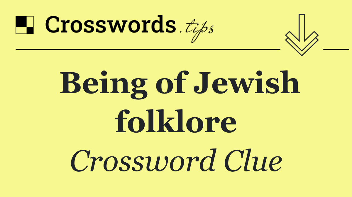 Being of Jewish folklore