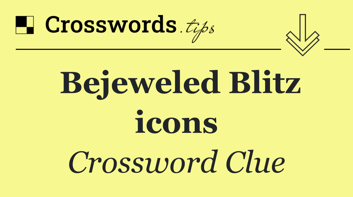 Bejeweled Blitz icons