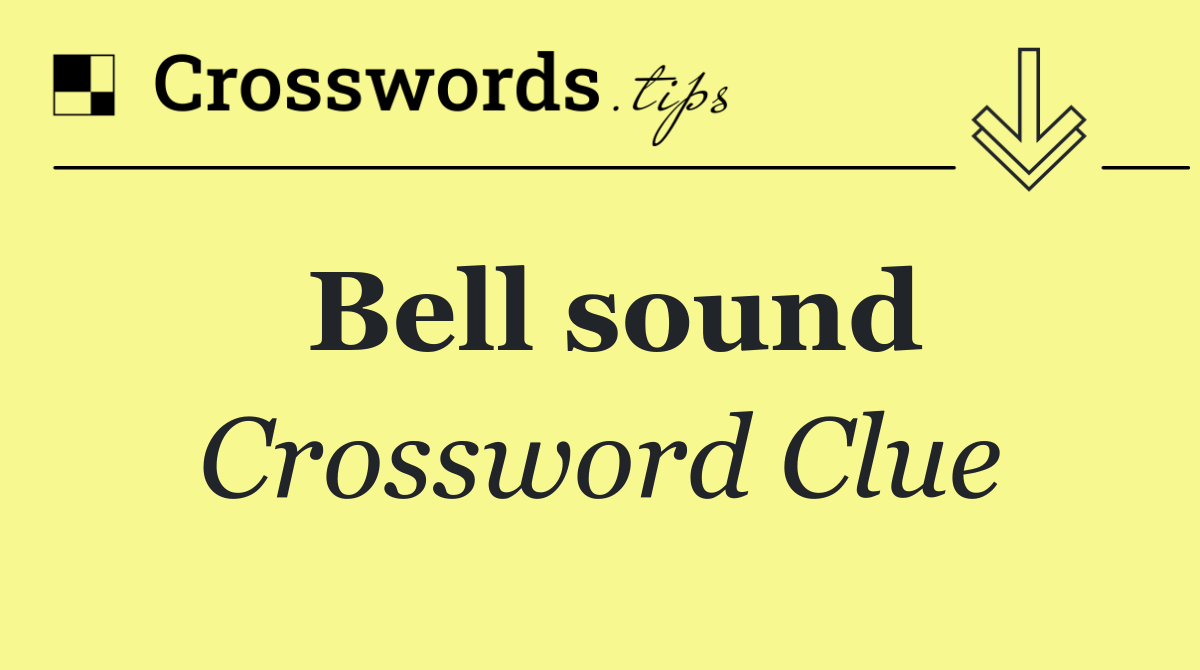 Bell sound