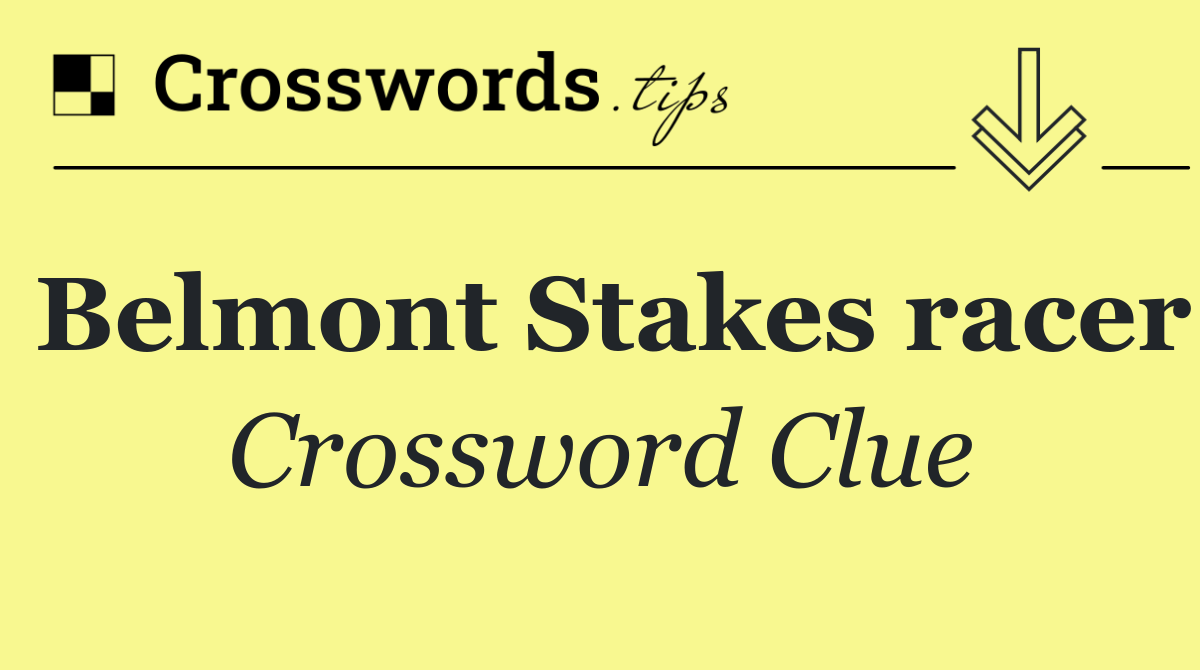 Belmont Stakes racer