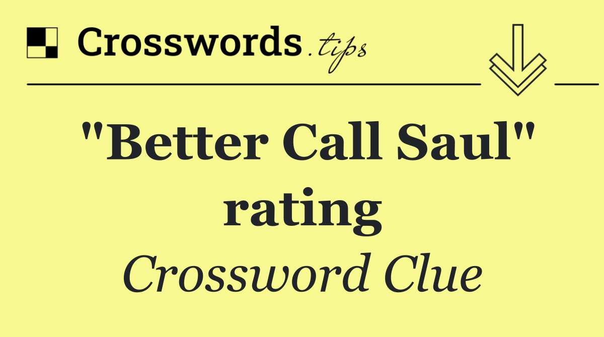 "Better Call Saul" rating