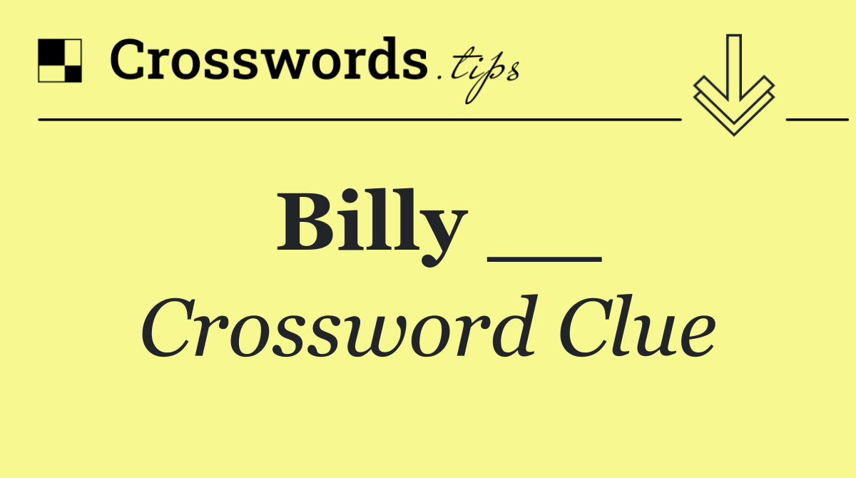 Billy __