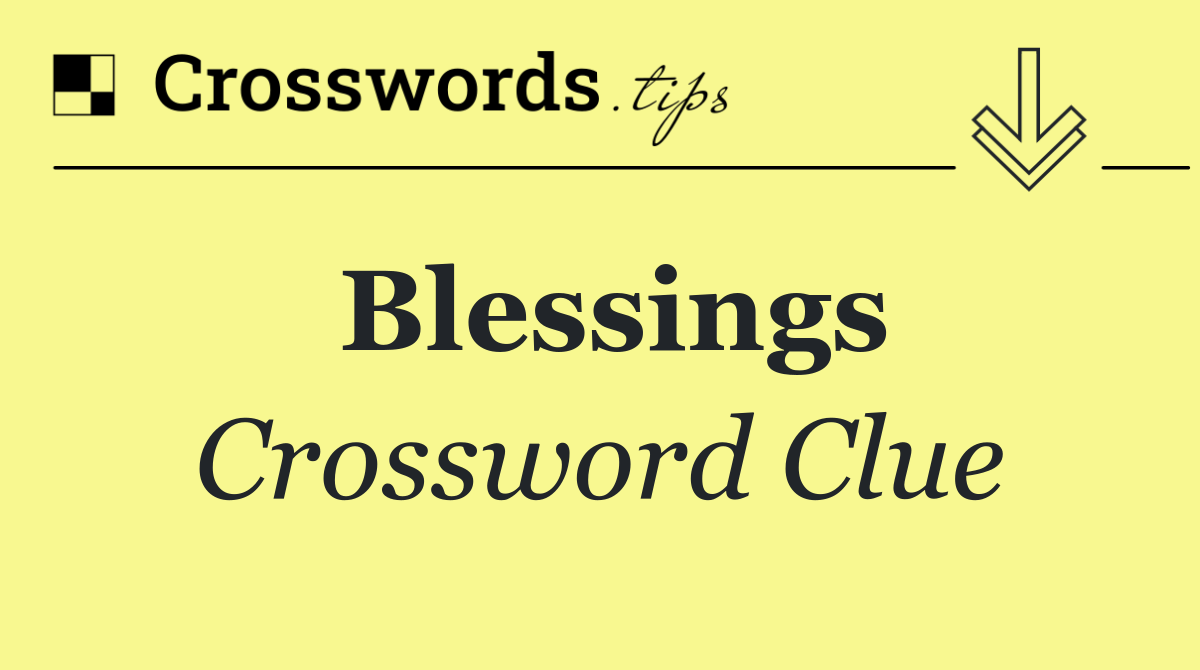 Blessings