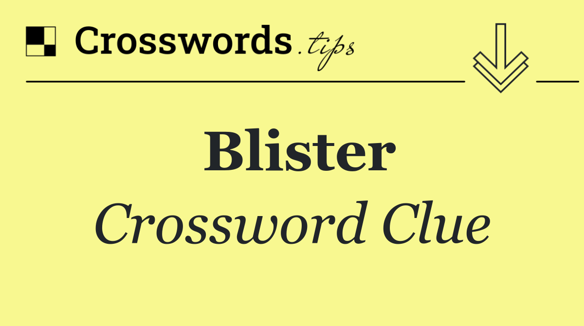 Blister