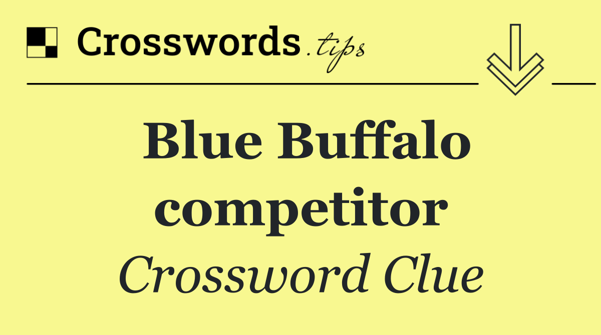 Blue Buffalo competitor