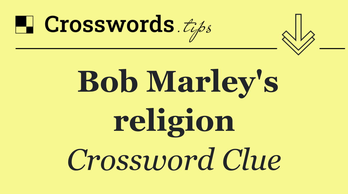 Bob Marley's religion