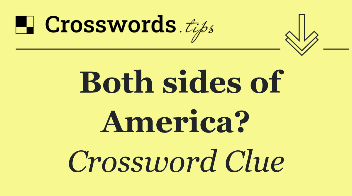 Both sides of America?