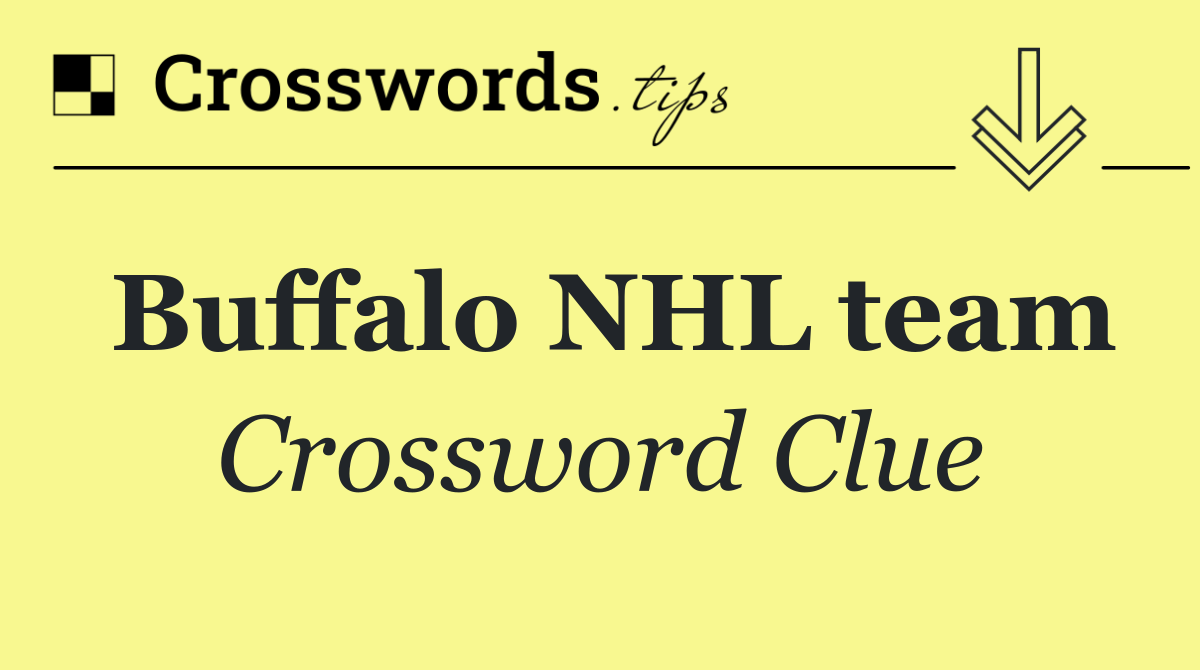 Buffalo NHL team