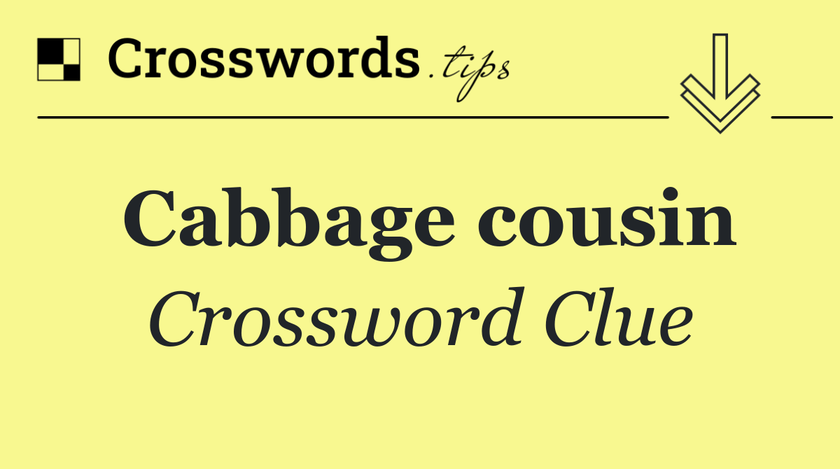 Cabbage cousin