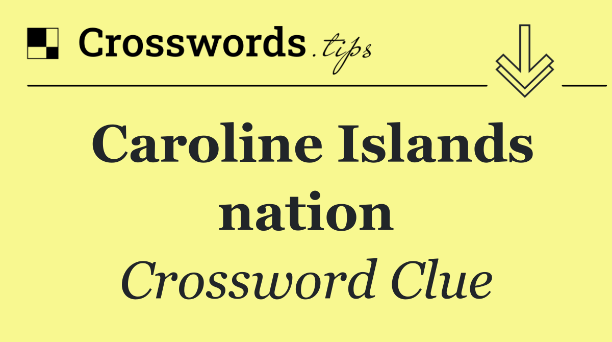 Caroline Islands nation