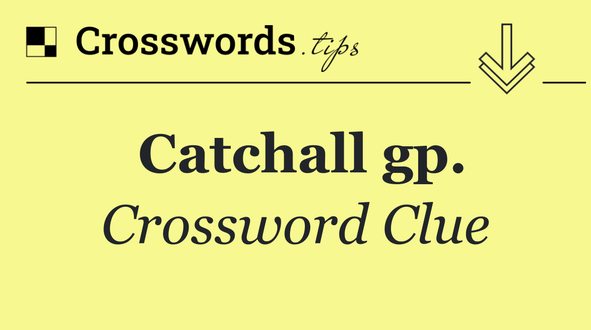 Catchall gp.