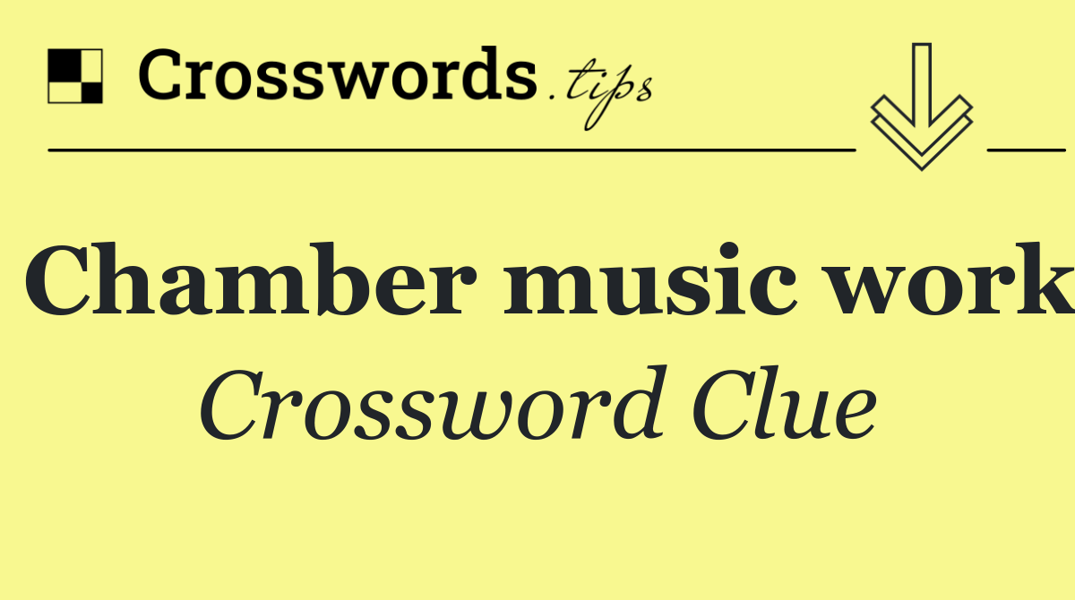Chamber music work