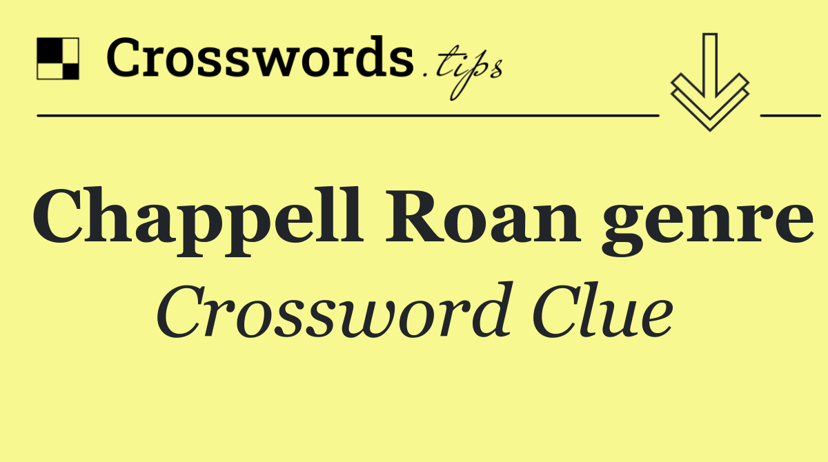 Chappell Roan genre