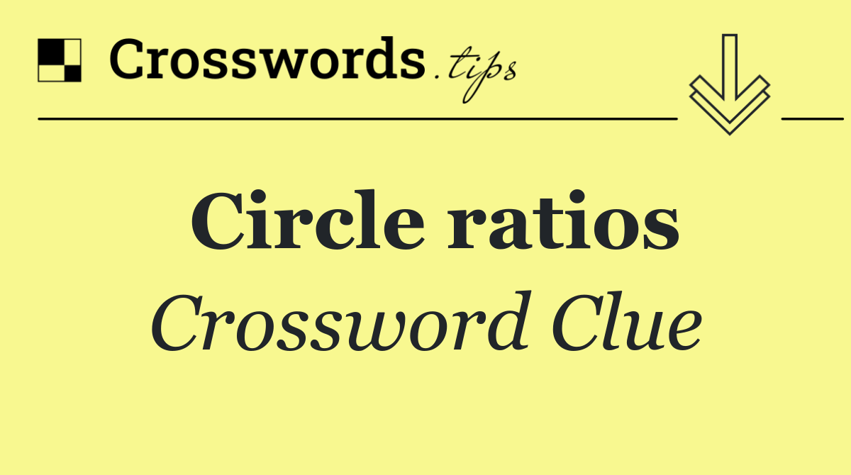 Circle ratios