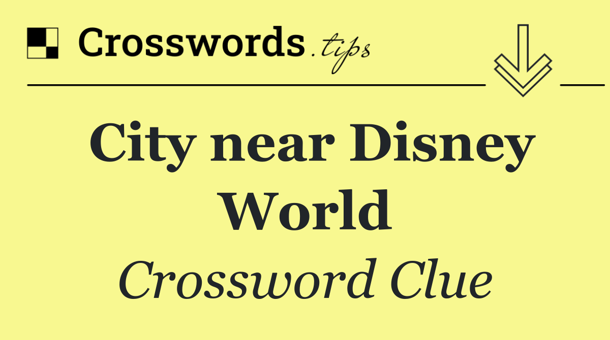 City near Disney World